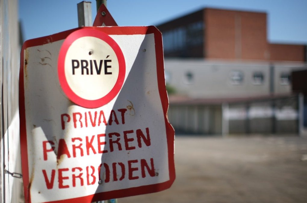 a sign on a pole
